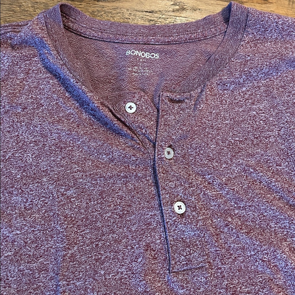 Two men’s Bonobos athletic long sleeve - Picture 3 of 8